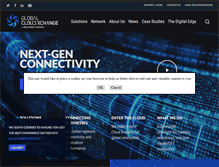 Tablet Screenshot of globalcloudxchange.com